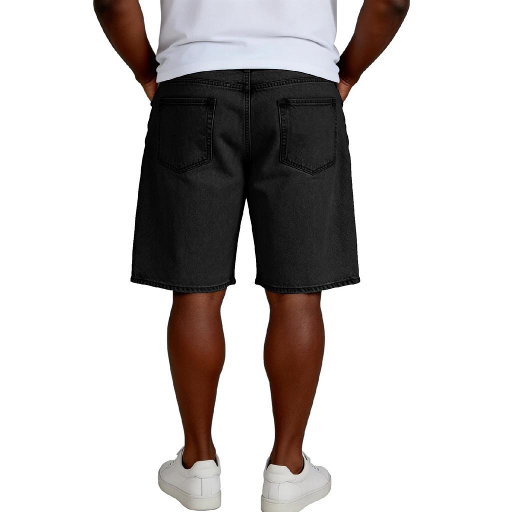 Men’s Knee Length Relaxed Fit Shorts with Elastic Waistband and Side Pockets for Everyday Casual Wear