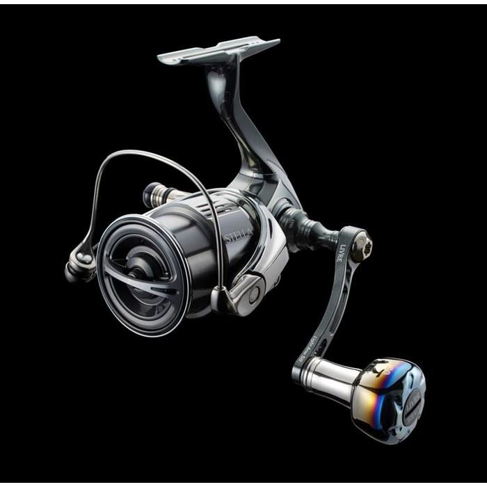 LIVRE Light Arm 58 EP30 Knob for Shimano S3 - Gunmetal Plate + Gold - 58mm