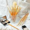 EDTRE Makeup Brush Set with DuPont Paper Cosmetic Perfect As a Gift or Travel White 10-Piece Pouch, Eco-Friendly, Brush,