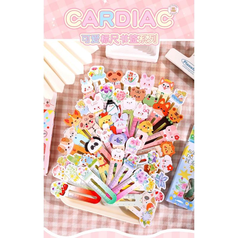 Niedliches Tier Kreativer Lineal Lesezeichen Für Kinder Schüler Lesezeichen Schreibwaren Geschenk