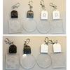 LED Keychain Festival Pattern Luminous Keyring for Outdoor Emergency Daily Use