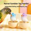 Anti Spill Bird Food Bowl Large Capacity Pet Feeding Cup Practical Food Water Dish  Small Pet Bird