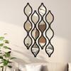 Self-adhesive Acrylic Mirror Wall Sticker Double-layer Water-Shaped Decals Hallway