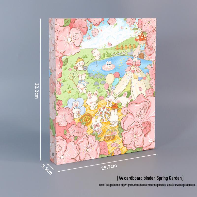 Go Create Future Large Capacity A4 Cardboard Binder for Photos, Documents, and Posters