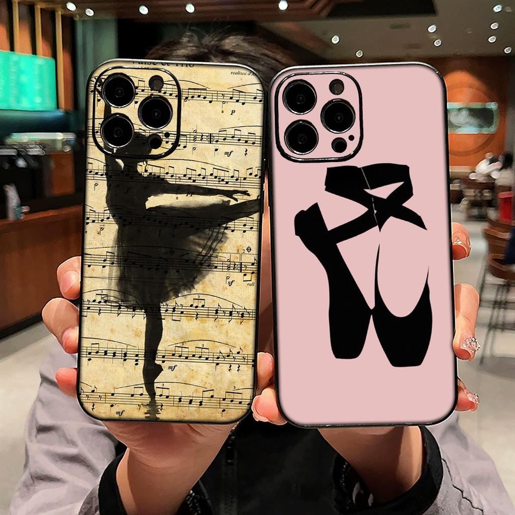 for Apple iPhone 16 15 14 Plus 13 12 Mini 17 Pro Max + 16E Air 16+ ProMax Phone Cover Case Ballerina Ballet Dancing Dance Girl