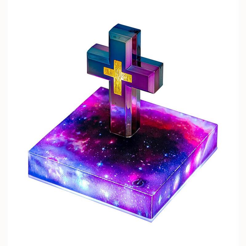 YIXI Magnetic Levitation Cross Desktop Ornament