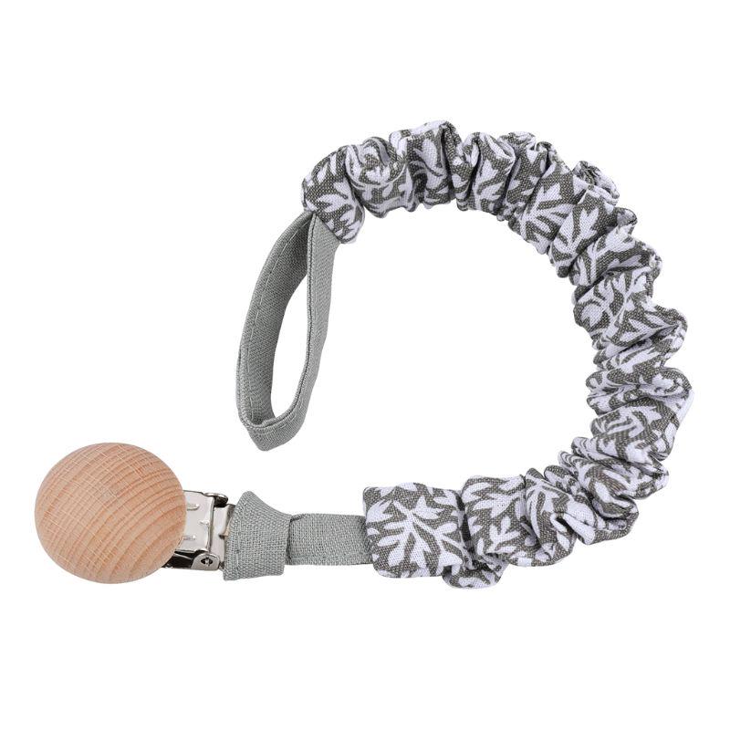 Baby Infant Cotton Pacifier Clip for Newborn Teething Soother Chew Dummy Chains