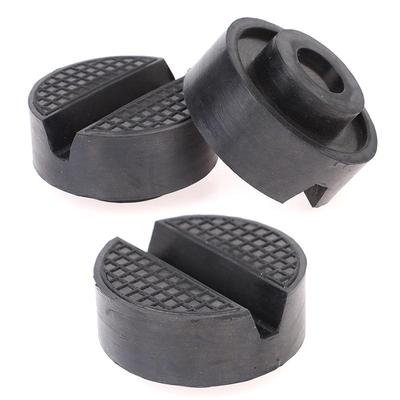 Gummi-Pads für Wagenheber-Ständer, schwarzes Gummi-Schlitz-Wagenheber-Pad