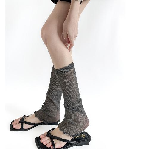 Spring and Summer Thin Socks Women's Ballet Style Calf Pile Pile Foot Socks Japanese Ins All-match Leggings