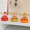 God of Wealth Figurines Resins Cai Shen Statues God of Fortune Caishen Sculptures Fengshui Ornament Home Office Decors