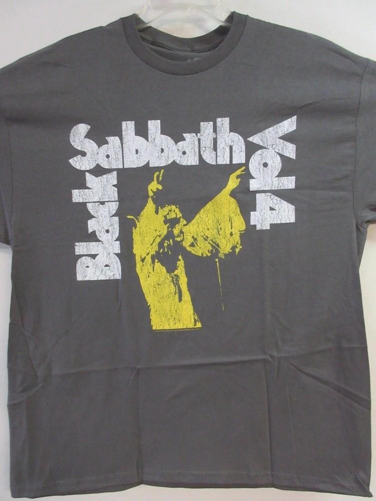 BIACK SABBATH VOL 4 BAND CONCERT MUSIC BLACK Unisex T-Shirt XL