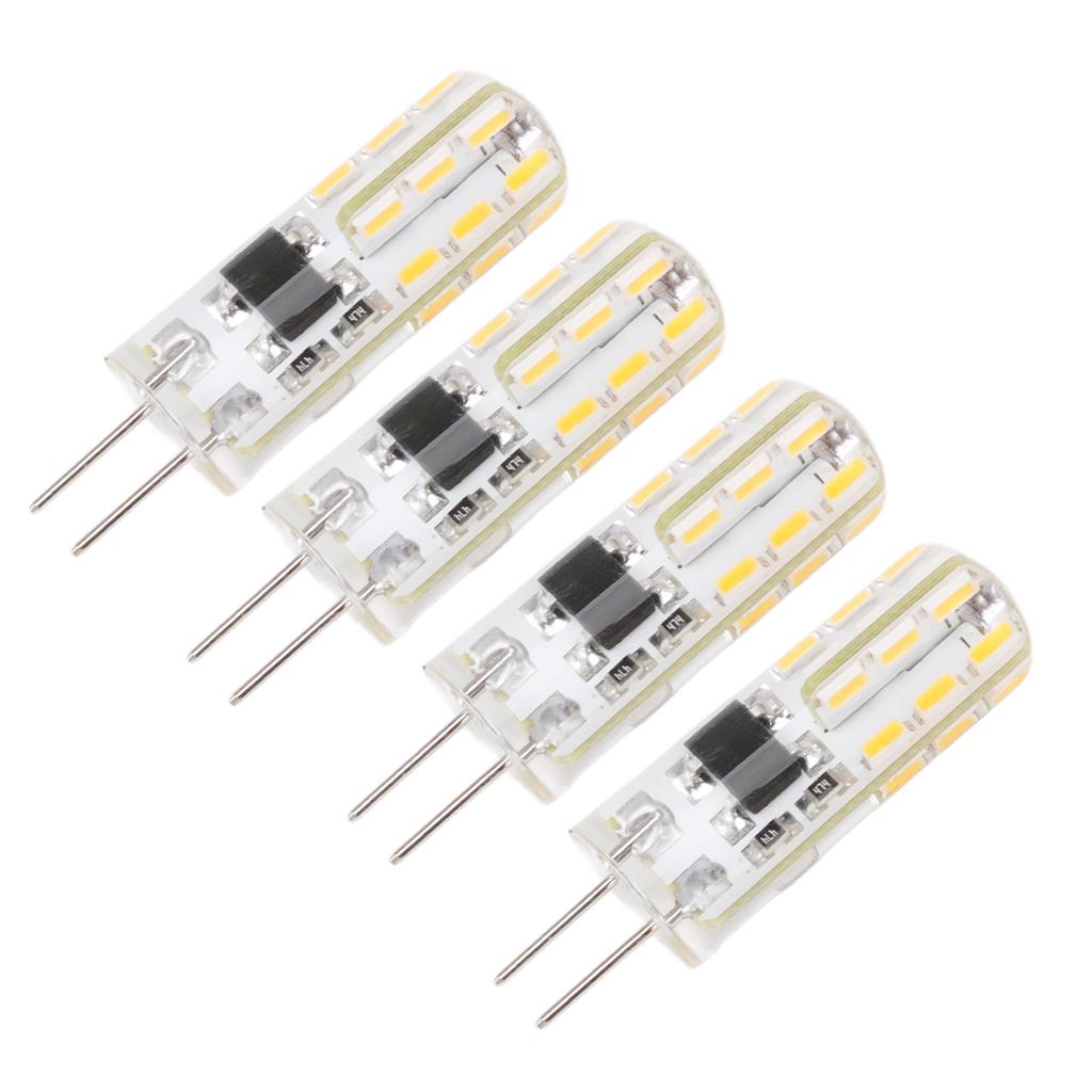 10pcs G4 LED Bulb Double Feet Base 1.5W AC110V 110LM Silicone Light Bulb for Landscape Lighting