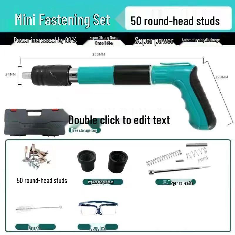**Mini Nail Gun Silencer & Nailer Fixer for Ceiling Decoration**