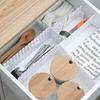 Adjustable Plastic Drawer Dividers with Fixed Buckles for Daily Essentials