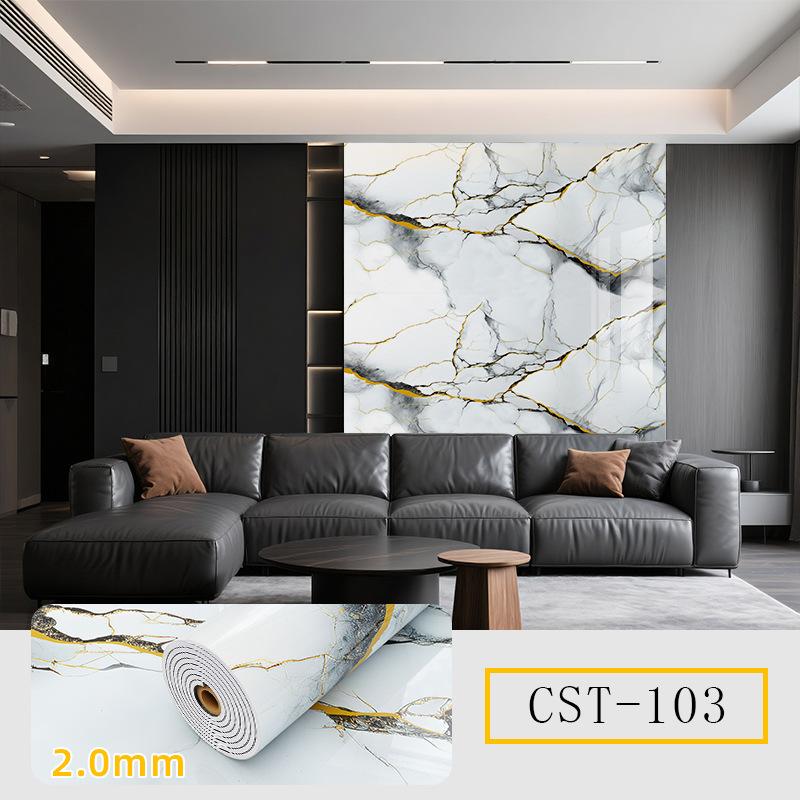 Roll-up Fliesenaufkleber Tapete Selbstklebend Wasserdichte Tapete Verdickter Marmor Verdickte Rolle Dekorative Wandaufkleber