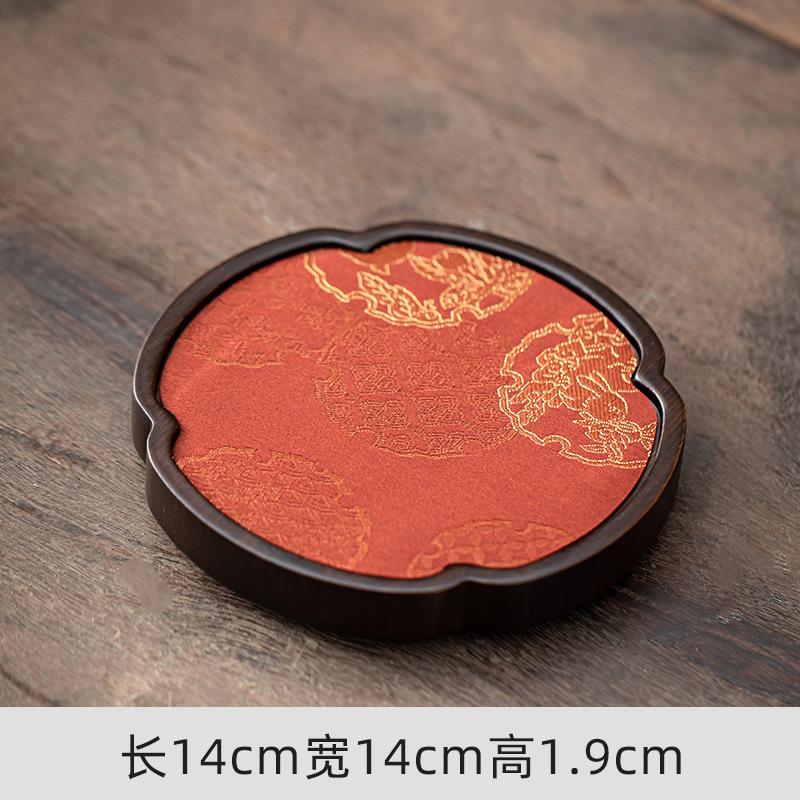 Guofeng dry brewing tray, heavy bamboo pot bearing small tea table, household kung fu tea set tray, bamboo tea tray, tea tray