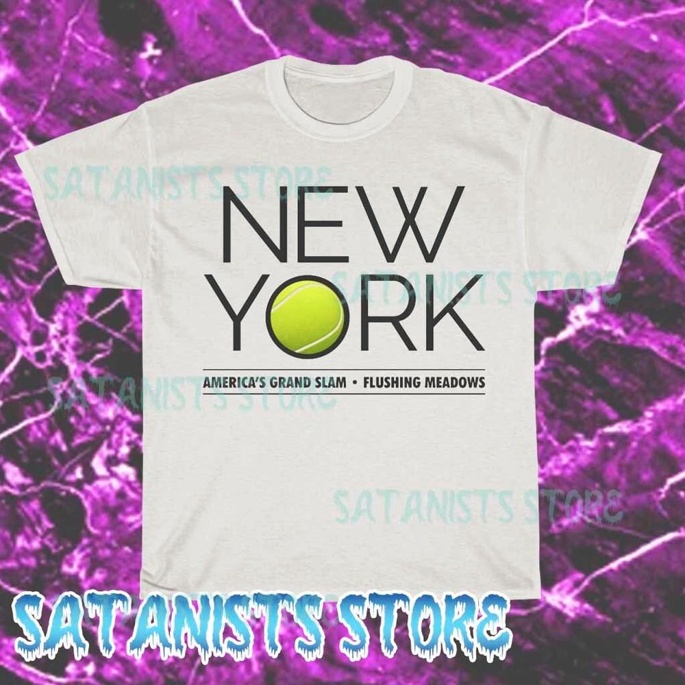 

Новая белая футболка US Open Tennis Grand Slam Мужская 1 Забавная Размер от S до 5XL 3XL