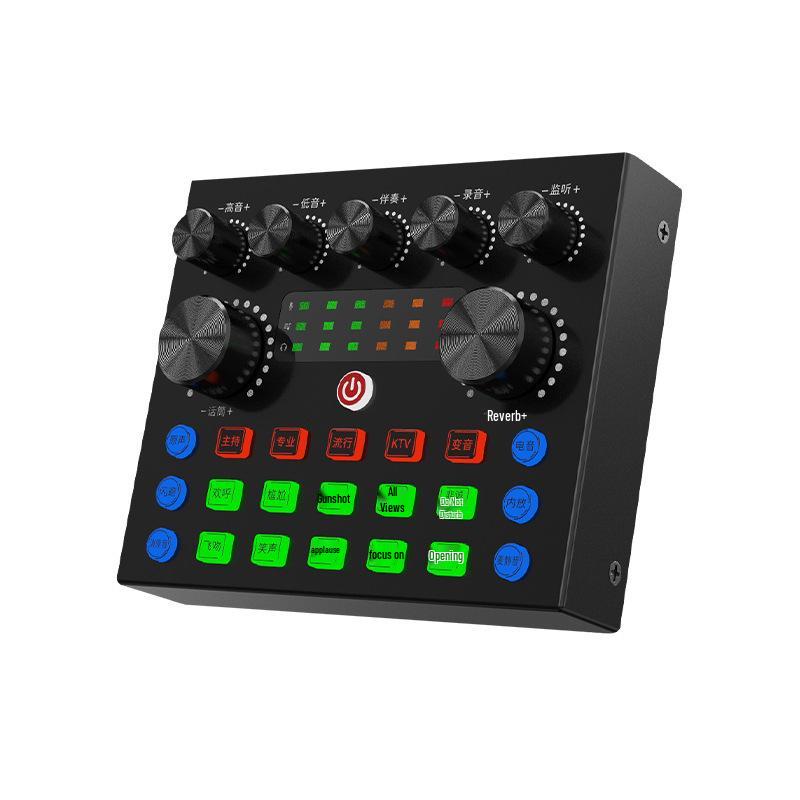 

Звукова карта V8S та набір конденсаторного мікрофона для професійного прямого ефіру на мобільних пристроях та ПК