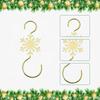 10Pcs Christmas Ornament Hooks Xmas Hooks S Shaped Decorative Decoration Lightweight Tree Hangers for Anniversary Xmas Home