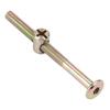 Vis et écrous - EJ.LIFE - Lot de 10 - Acier au carbone - Résistants à la corrosion - Tête hexagonale
