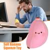Funny Banana Squeeze Slow Rebound Fidget Toy Relieving Ball Party Favors For Teens Kids Toddler Classroom Students School Girls