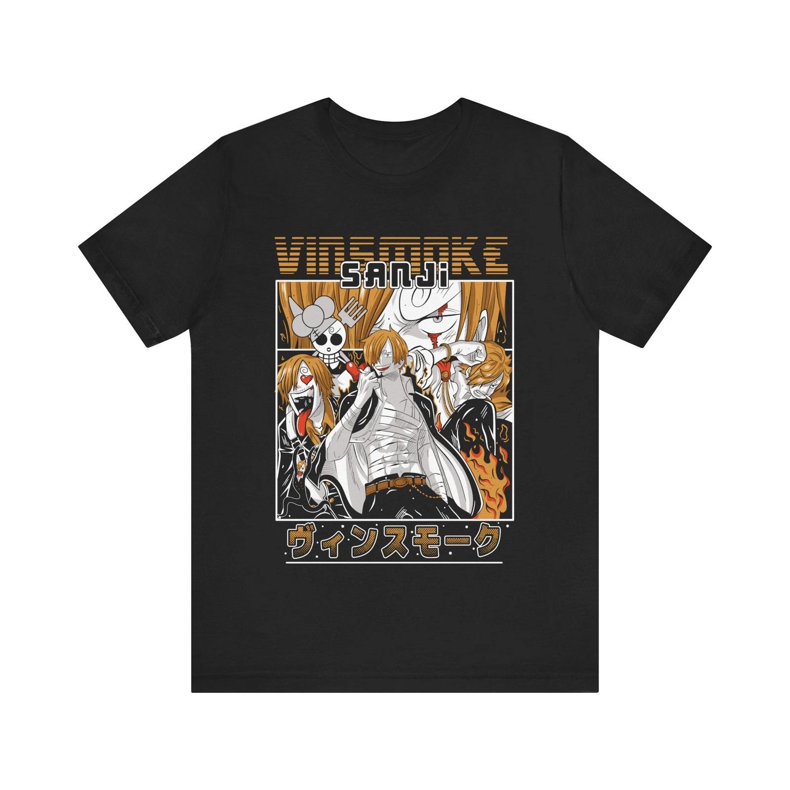 One Piece Sanji Fan Art Graphic Tee 4XL