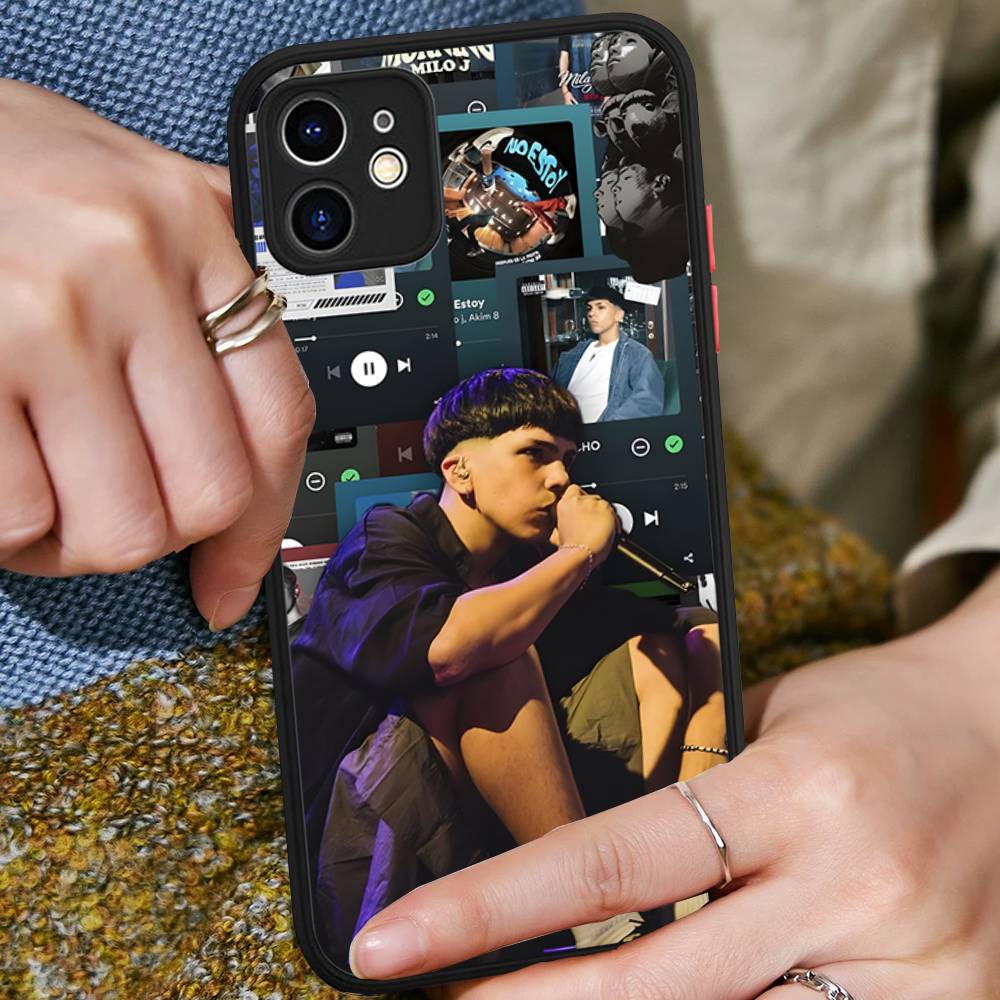 Singer M-Milo J Silicone Case For IPhone 16 15 14 13 12 11 Pro Max Plus X XS MAX Shockproof Matte Cover