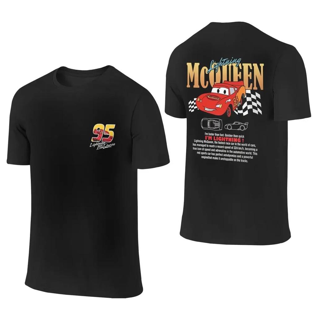 Racing Story T-Shirt Lightning McQueen 2026 Coole Streetwear Paar Unisex Herren Damen Shirt Sommer Baumwolle Damen Tee Oversize Tops