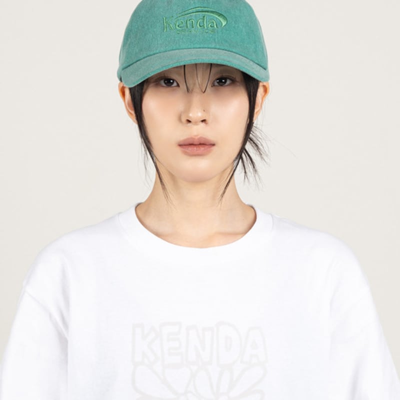 KENDA SLASH LOGO PIGMENT BALL Cap - GREEN / PGBC01-14S
