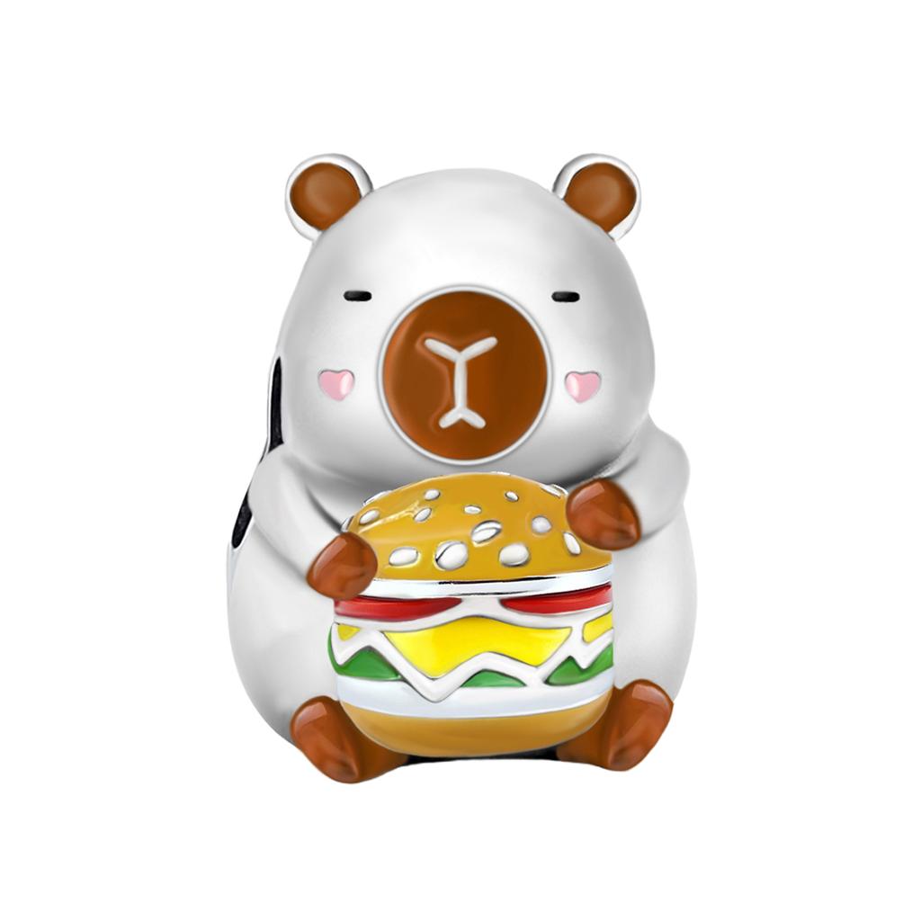 Copper Pink Cake Cherry Pineapple Strawberry Cherry Pendant Charm Ball Suitable For Bracelets Diy Women'S Jewelry