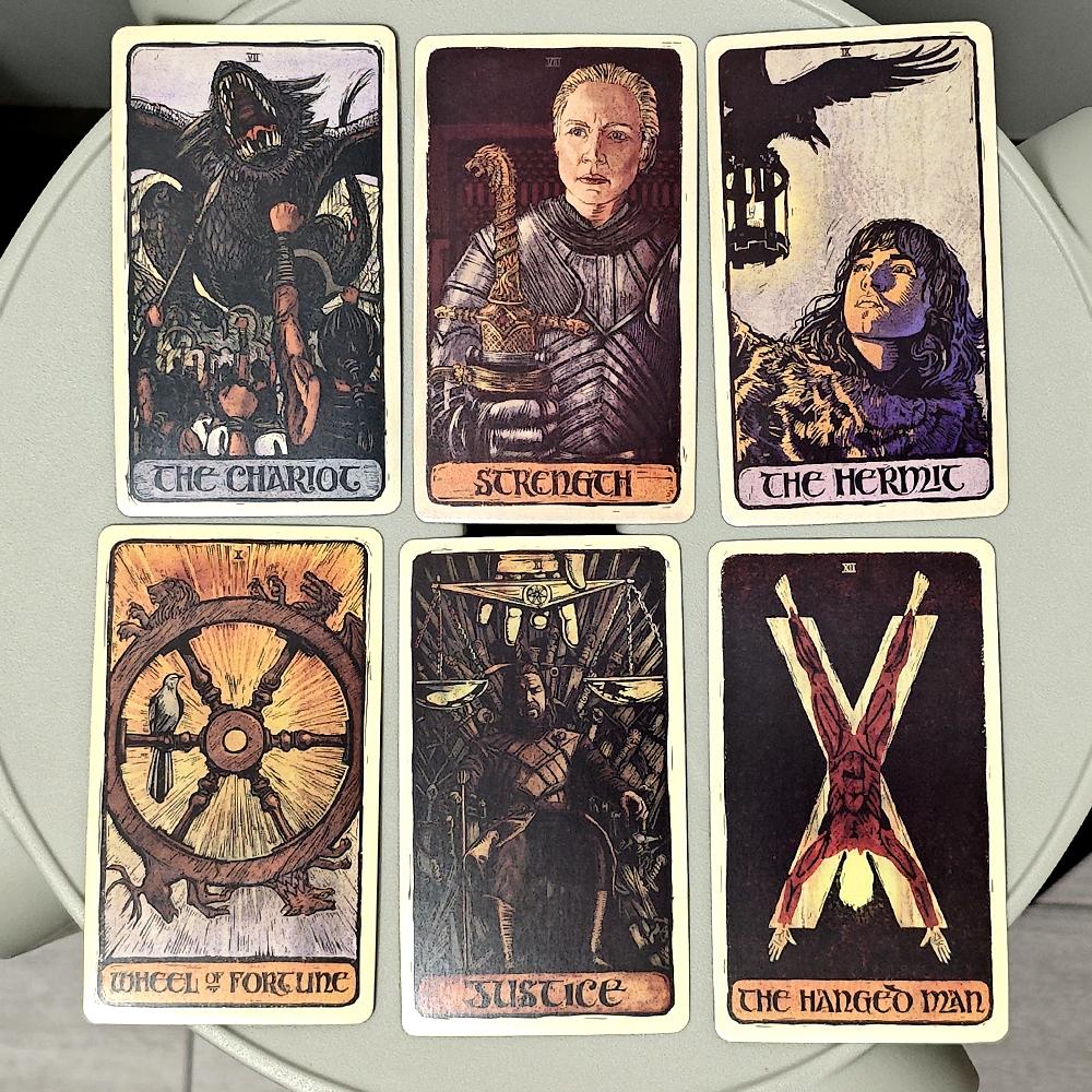 GOT Gra o Tron Talia Tarota 78 Cudownie Ilustrowanych Kart 10.3*6cm