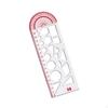 Drawing Template Multifunctional Geometric Ruler Measuring Geometry