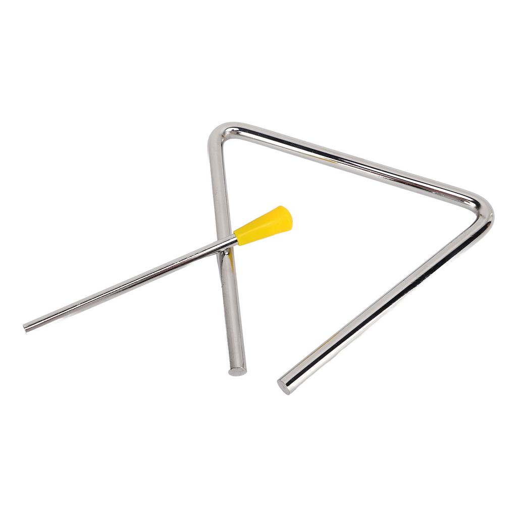 Triangle Hand Percussion Metal Easy Playing Delicate Playing Triangle Instrument with Striker