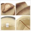 Trendy Unisex Fashion Summer Casual Fashion Beach for Sun Straw Panama Jazz Hat