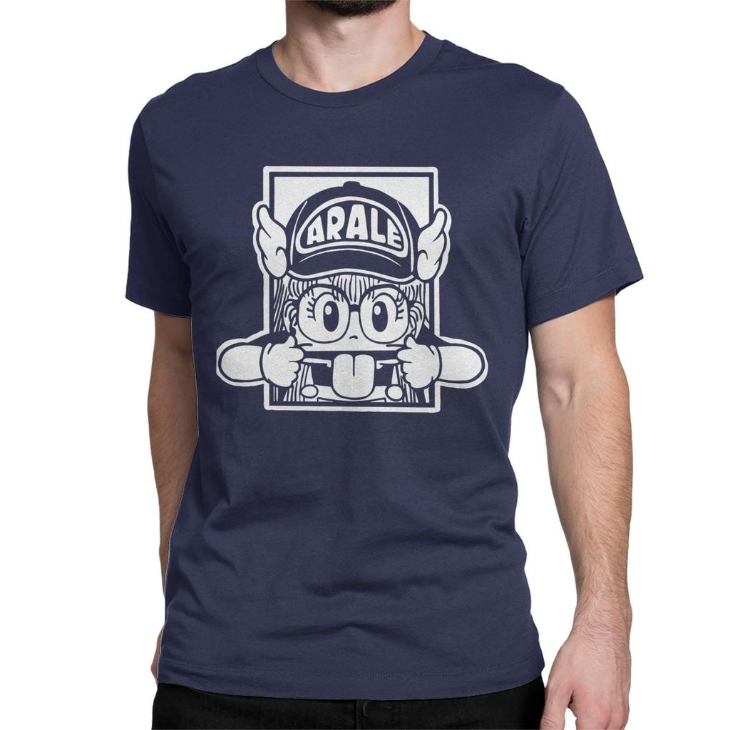 Anime Arale T Shirt Men Women 100 Cotton Funny TShirt Round Collar Cute Dr Slump Tees Short Sleeve Clothing Graphic Printed