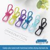 10pcs Coated Mini Clips for Photos, Snacks, Sealing, Clothes, Socks, or Food Fixing