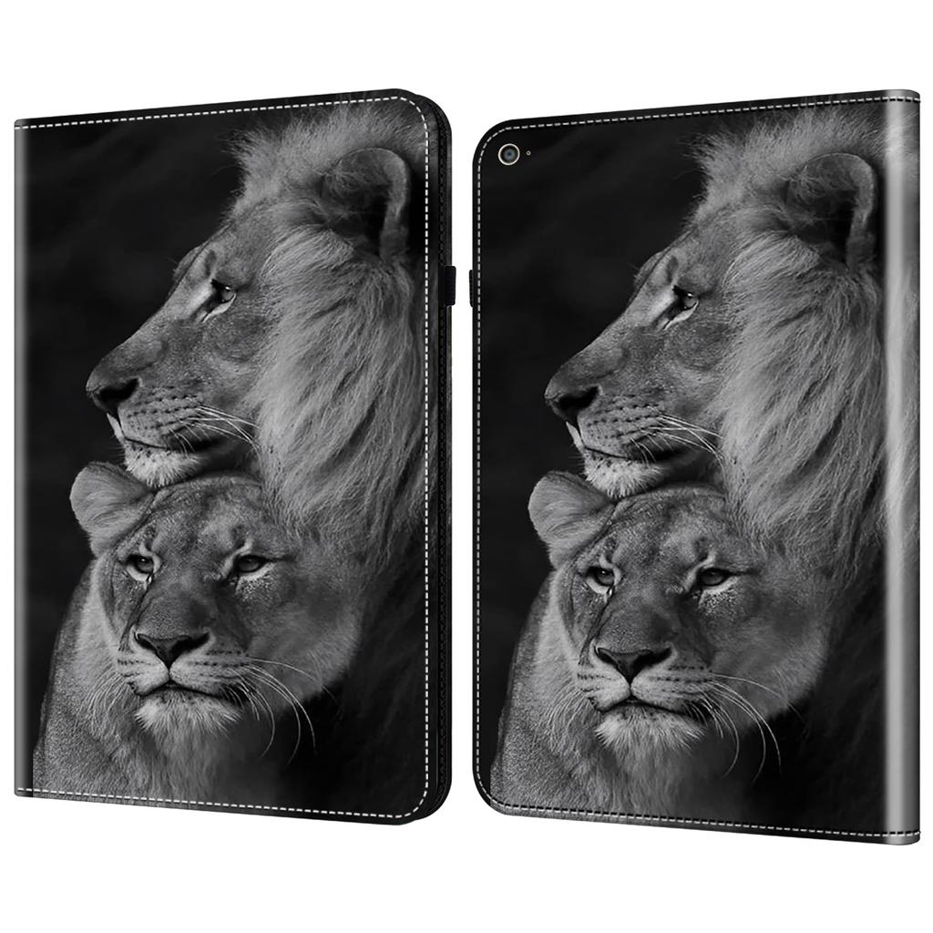 For iPad Air (2013)/Air 2/iPad 9.7-inch (2017)/(2018) Case PU Leather Tablet Cover Pattern Viewing Stand