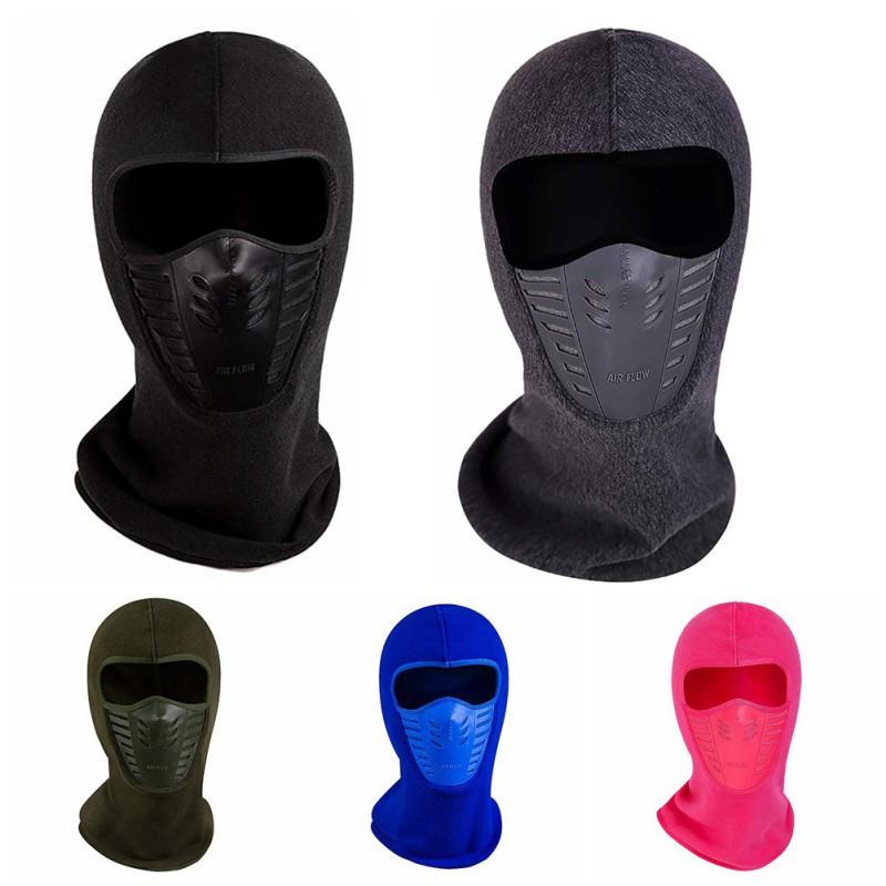 Cycling Face Mask Balaclava Women Men Washable Lightweight Breathable Warm Motorcycle Riding Skiing Cap Headwear