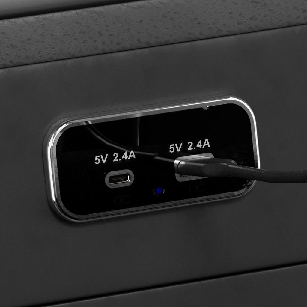Dual Port 4.8A Fast Charge USB Car Charger for Car, RV, Bus - Multifunctional Power Adapter