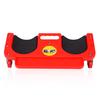 Flooring Knee Silicone Pads with 5 Wheels Rolling Knee Creeper Rolling Knee Pads with Tool Tray and Holder