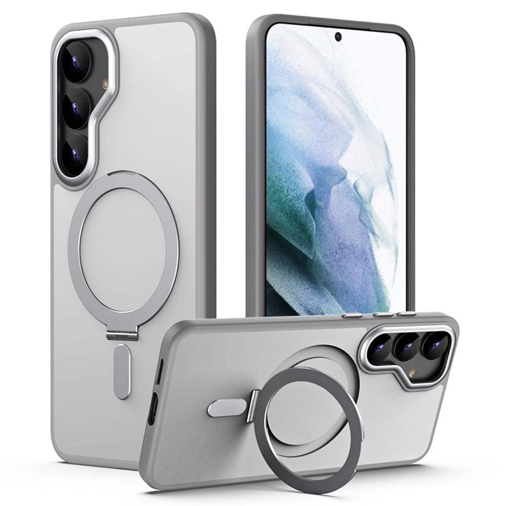 For Samsung Galaxy S25+ Case Compatible with MagSafe TPU+Acrylic Kickstand Phone Cover