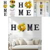 Home Sunflower Home Wall Decor With Lightweight Wooden Sign For Harvest Celebration