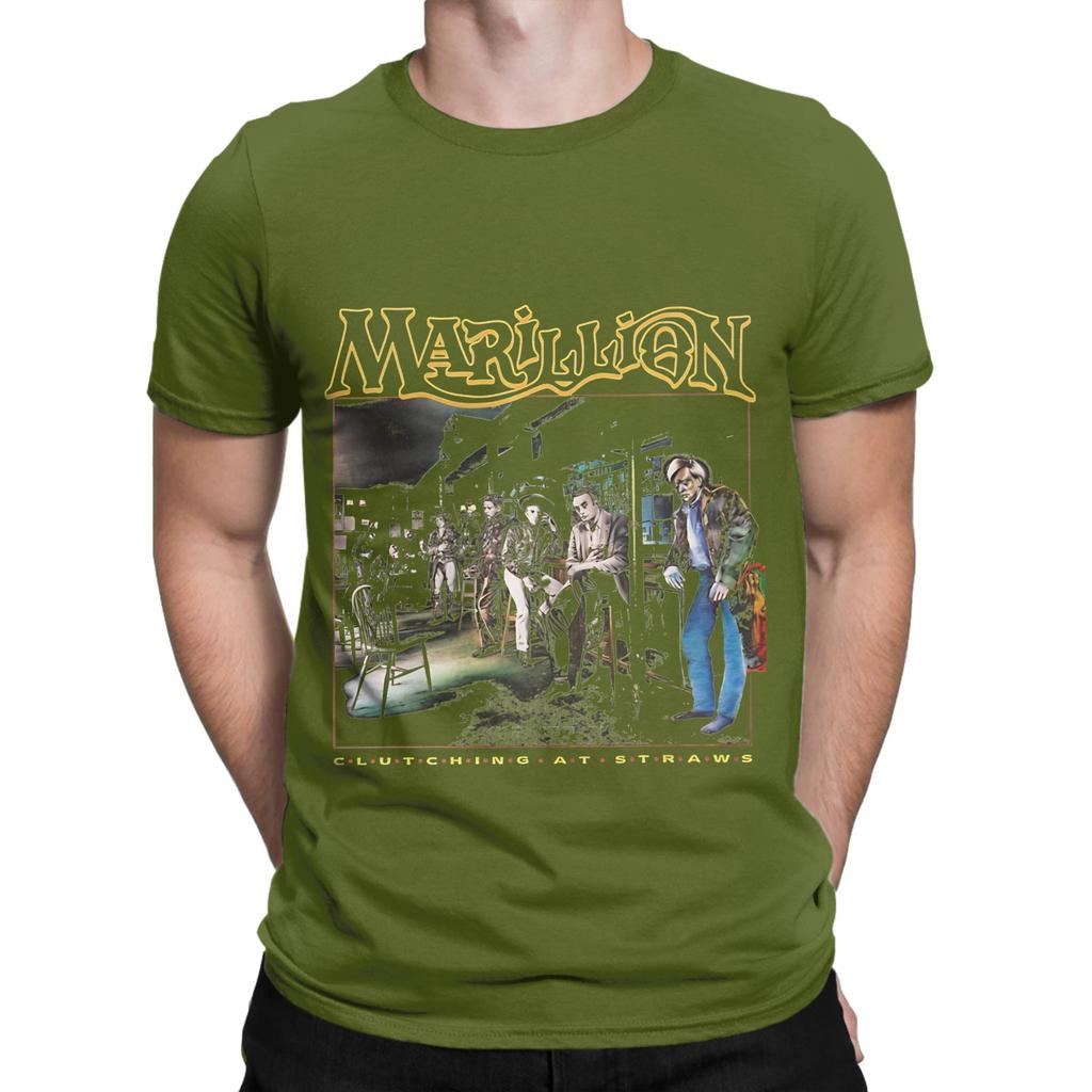 Brithis rock MARILLION Grafica 100% Cotone T-Shirt Marillion Top Magliette Per Unisex