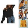 Versatile Plus Size Autumn Womens Sweaters Off The Shoulder Pullover Sweater Long Sleeve For Every Occasion