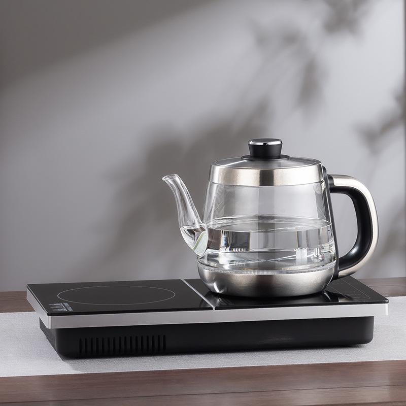 Automatic Electric Ceramic Tea Kettle with Integrated Stove for Perfect Tea Brewing