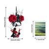 Halloween Decor, Gothic Wall Decor Floral Skeleton Torso For Halloween Decorations Indoor, Gothic Ribcage Art, Easy Indoor Display