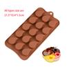 Silicone Chocolate Mold Baking Cake Pan For Pastry Bakery DIY Confectionery Tools Candy Making Accessories