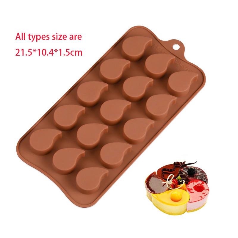 Silicone Chocolate Mold Baking Cake Pan For Pastry Bakery DIY Confectionery Tools Candy Making Accessories