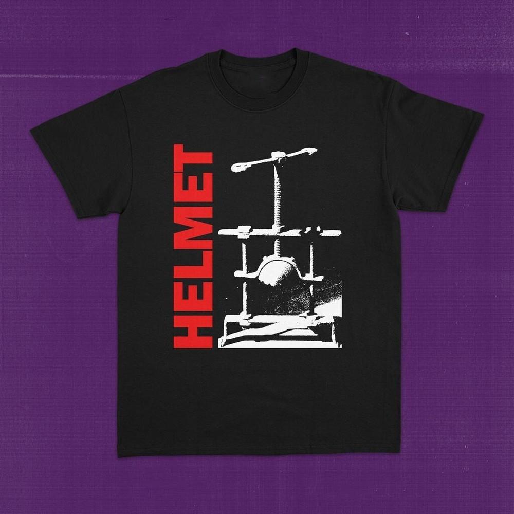 

Vtg Helmet Band BORN ANNOYING Tour Cotton Black Full Size T Shirt For Men SE076 Unisex T-Shirt S
