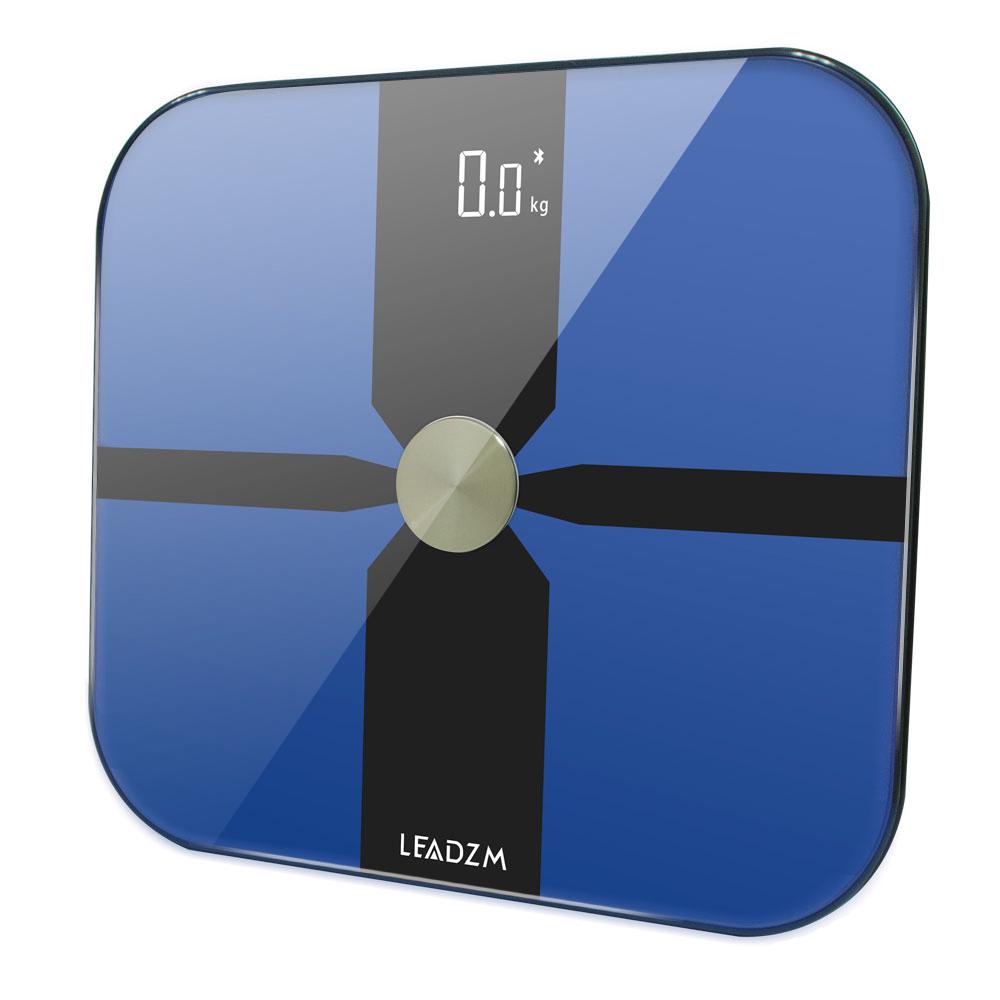 180kg/100g ITO Film Electrode Plate Bluetooth Scale Fat Scale Blue
